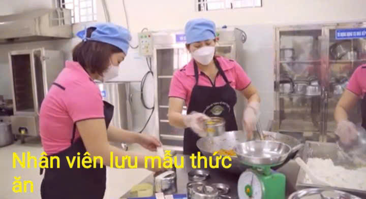 lưu mẫu thức ăn